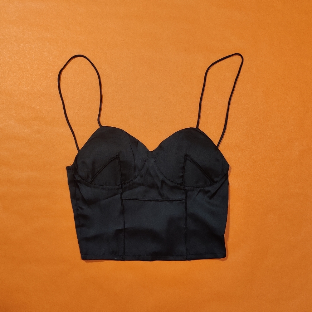 Inside Out Satin Tank